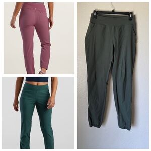 Title Nine Sylvan Hybrid Hiking Joggers Size Small Olive Green